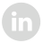 gray, linkedin, square icon